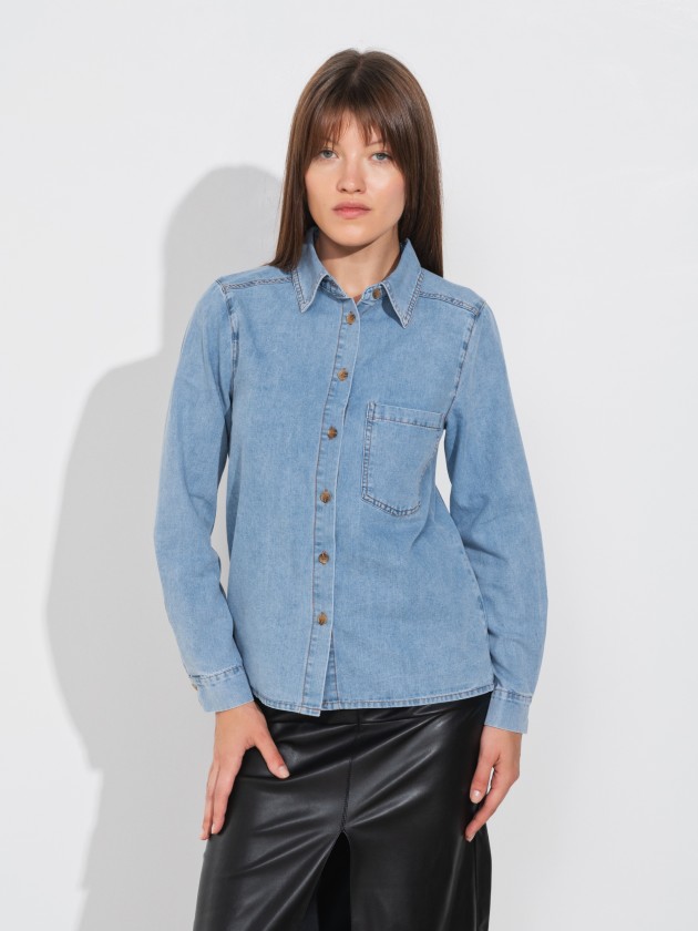 Blusa ganga com bolso