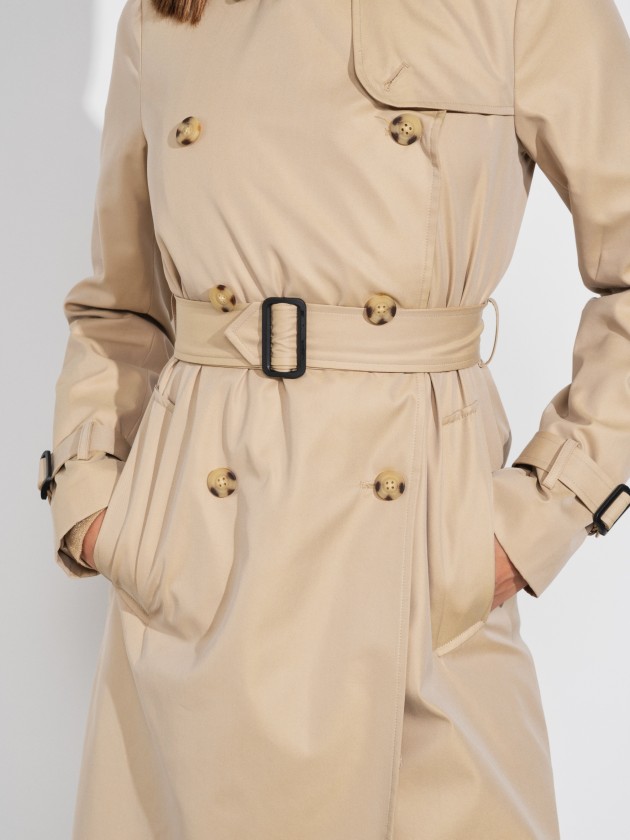 Gabardine midi