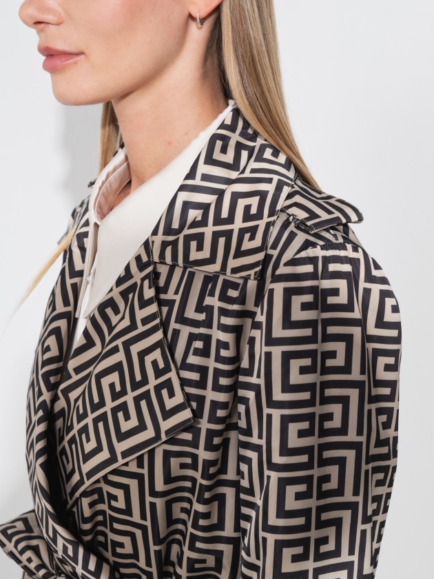 Gabardine estampada