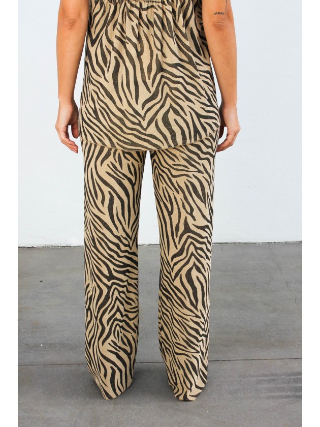 Printed trousers