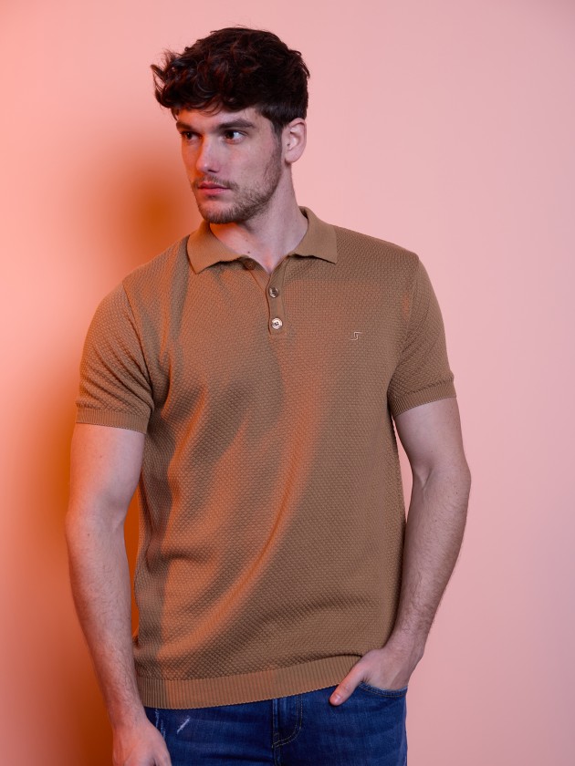 Knitted polo