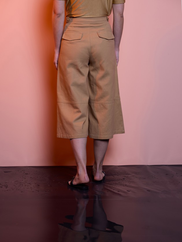 High waist culottes