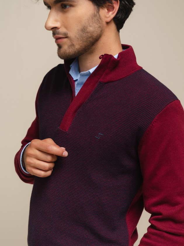 Knitted polo