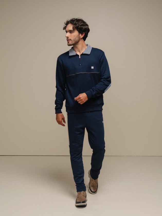 Polo avec boucle et coudires