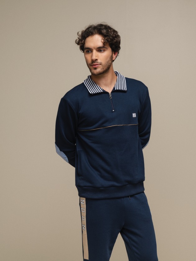 Polo avec boucle et coudires