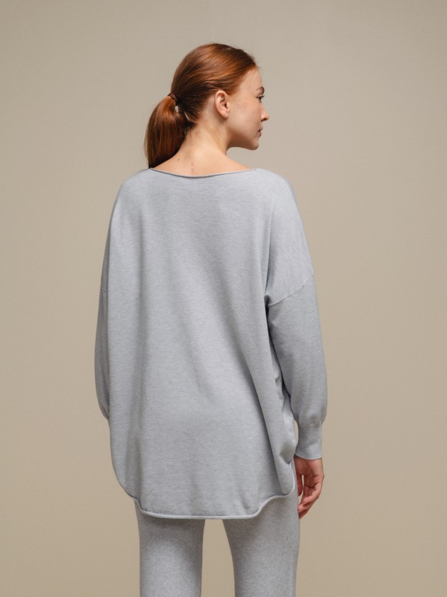 Pull col rond oversize