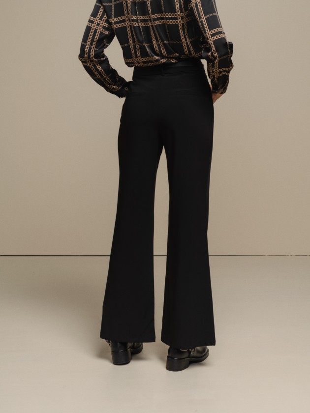 Classic trousers with a belt