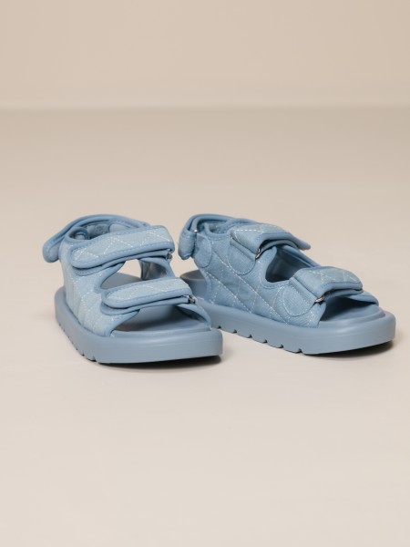 Denim sandals