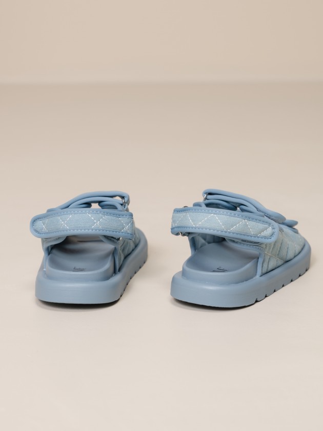 Denim sandals