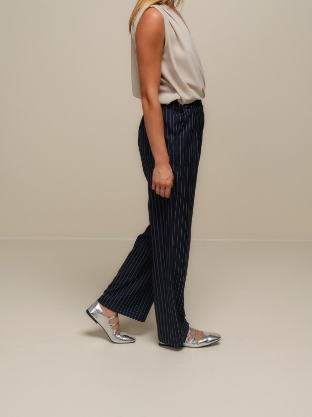 Diplomatic stripe pants