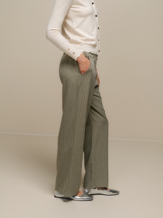 Diplomatic stripe pants