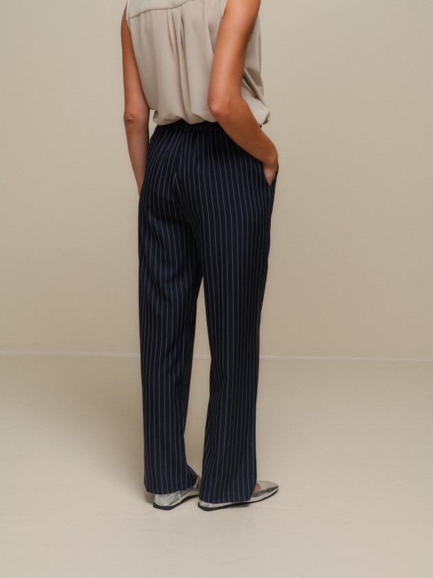 Diplomatic stripe pants