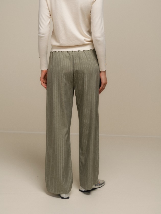 Diplomatic stripe pants