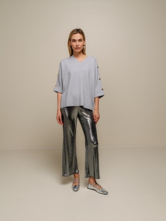 Metallic pants