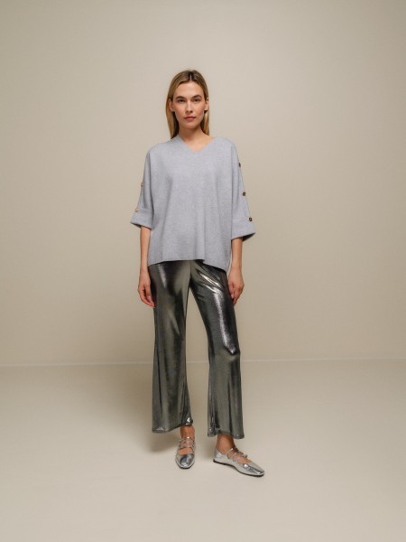 Metallic pants