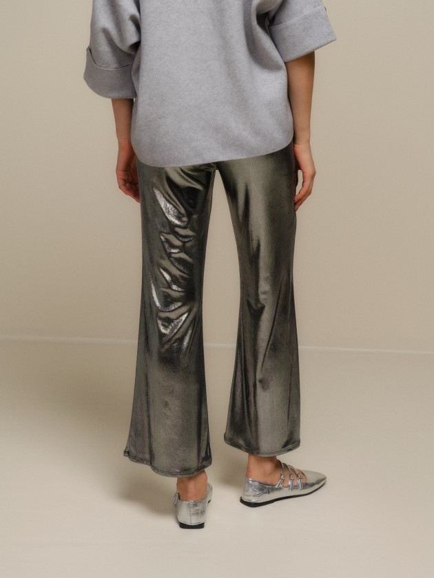 Metallic pants