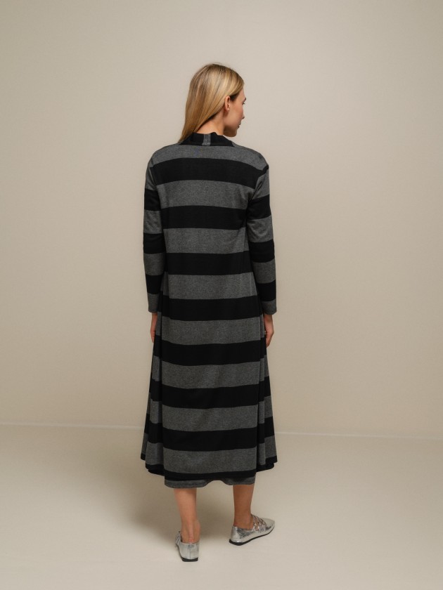 Long striped coat