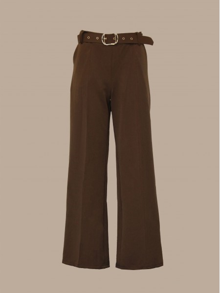 Pantalon large avec ceinture