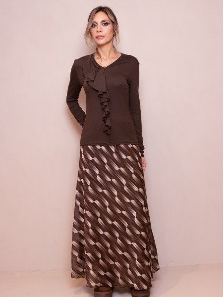 Chemise de nuit  volants
