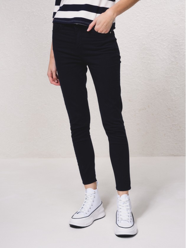 Pantalon taille haute