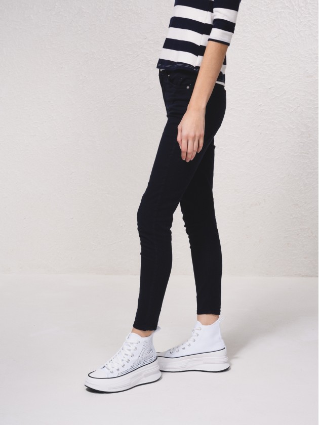 Pantalon taille haute