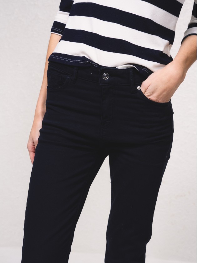 Pantalon taille haute