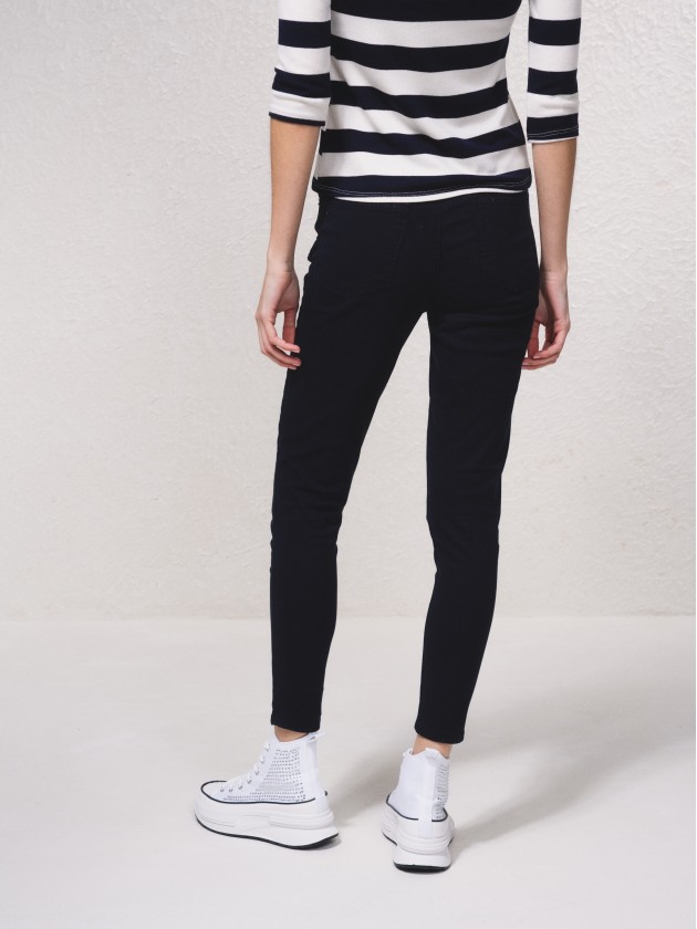Pantalon taille haute