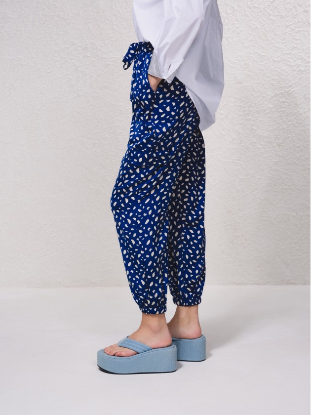 Pantalon jogger imprim