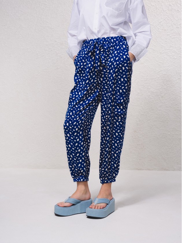 Pantalon jogger imprim