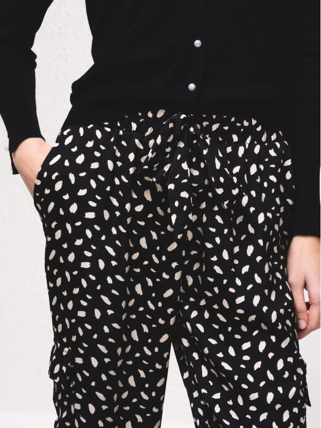Pantalon jogger imprim