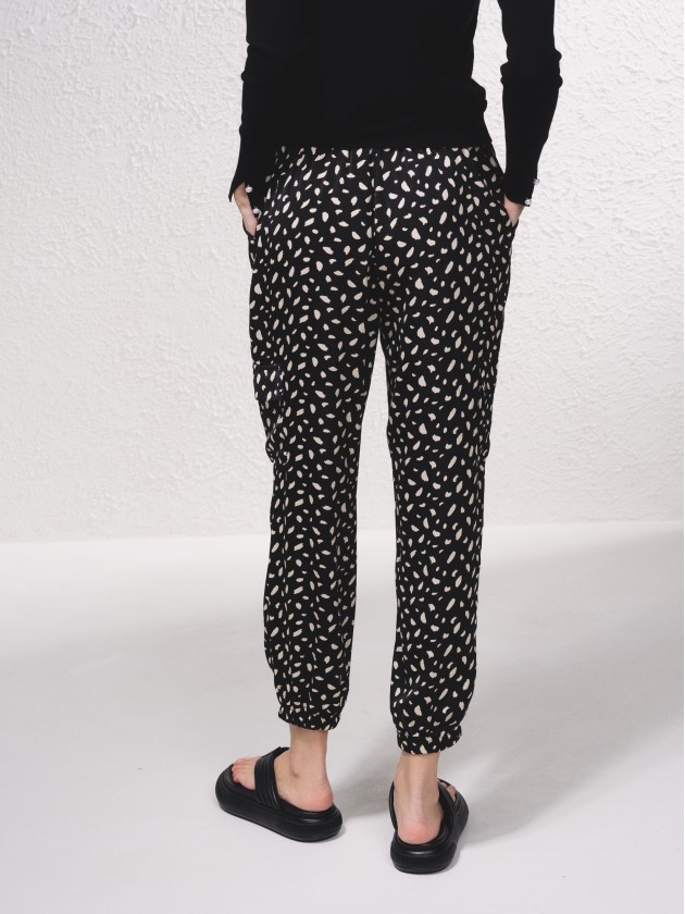 Pantalon jogger imprim