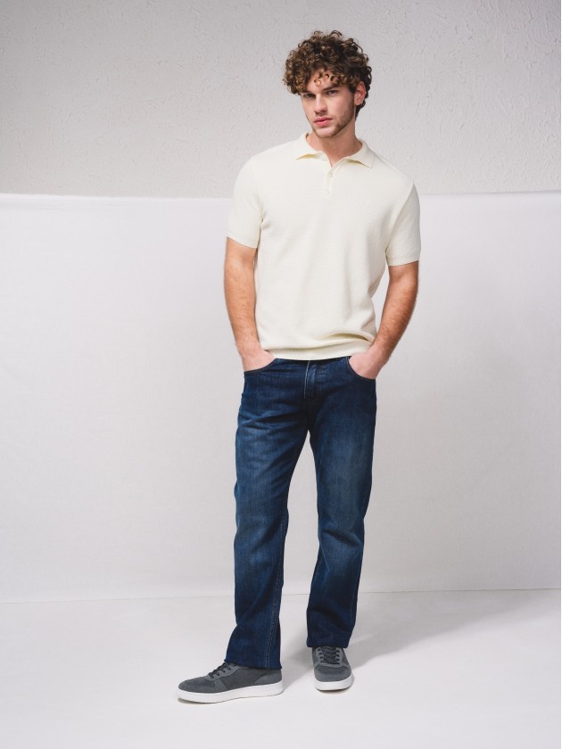 Polo en maille