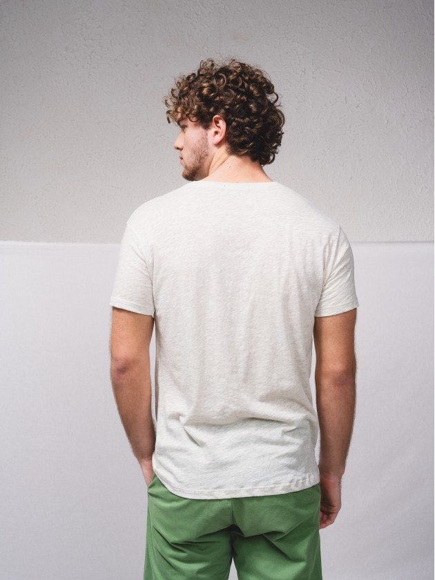 T-shirt estampada algodo