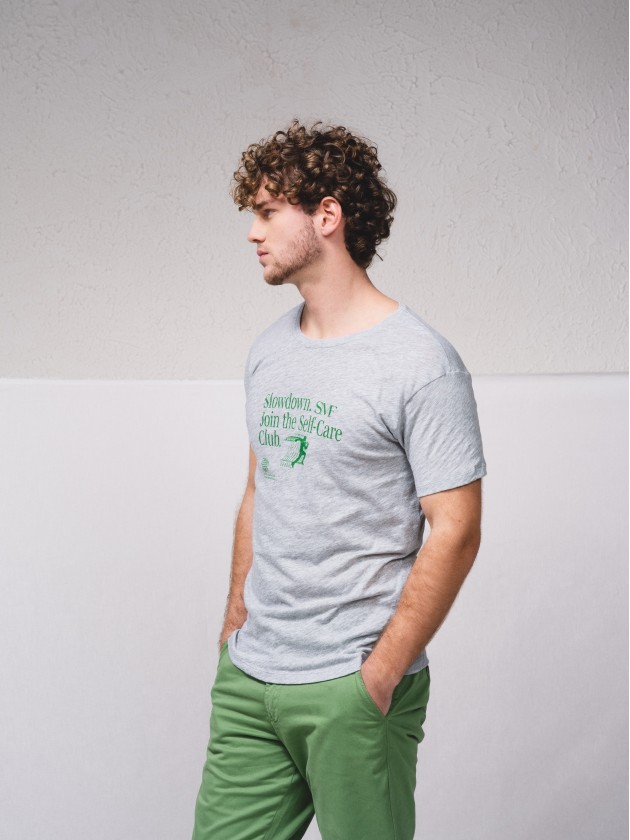 T-shirt imprim en coton