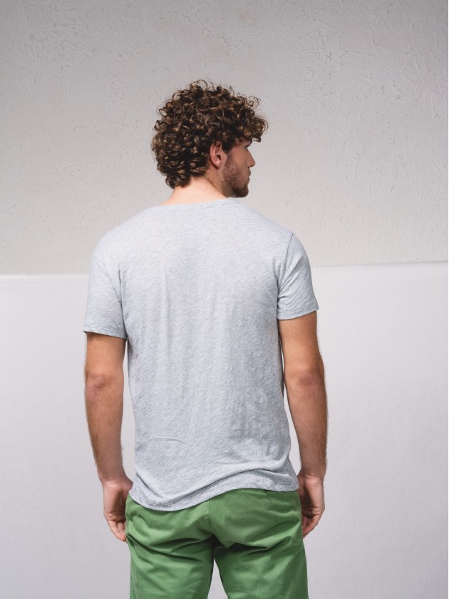 T-shirt imprim en coton