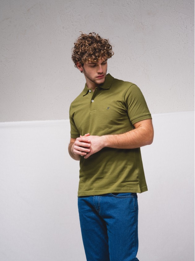 Polo brochet avec broderie