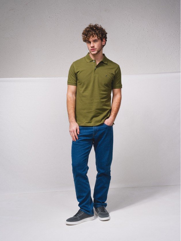 Polo brochet avec broderie