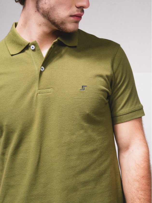 Polo brochet avec broderie