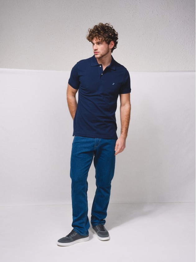 Polo brochet avec broderie