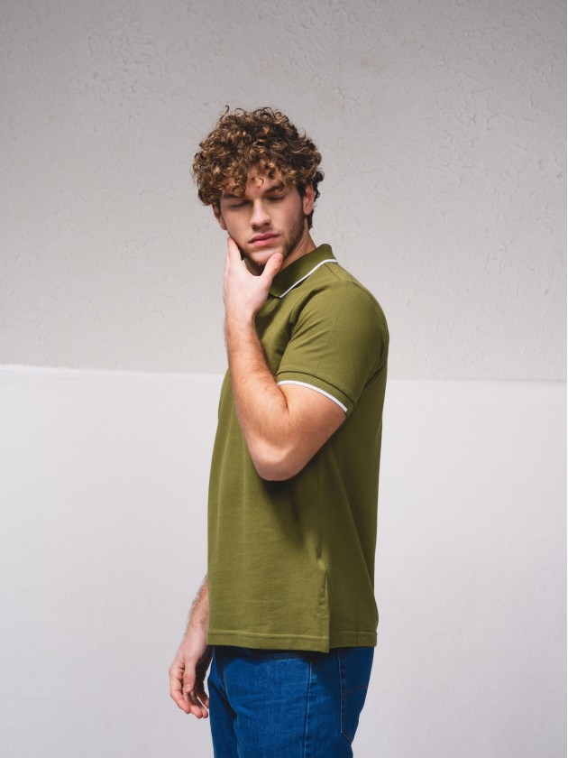 Polo brochet avec broderie
