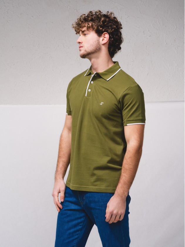 Polo brochet avec broderie