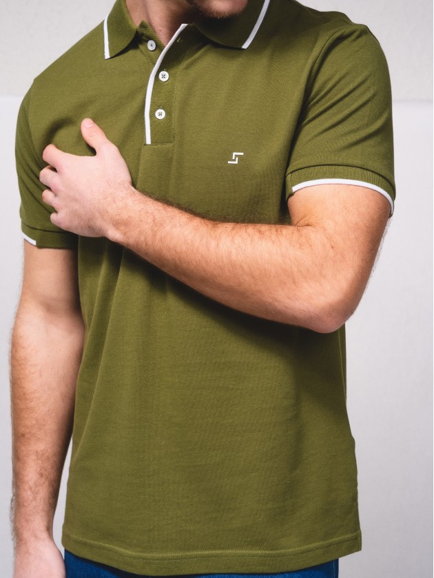 Polo brochet avec broderie