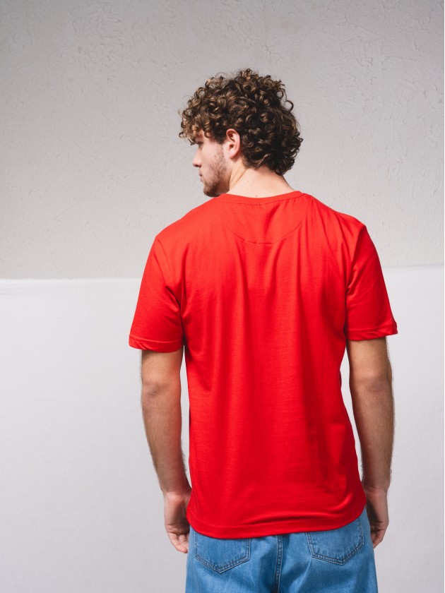 T-shirt basique avec broderie