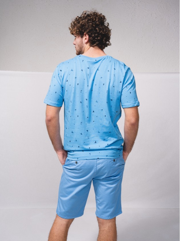 T-shirt basique estamp avec broderie