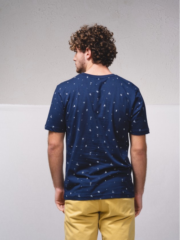 T-shirt basique estamp avec broderie