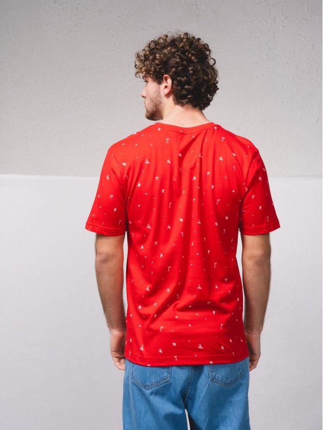 T-shirt basique estamp avec broderie