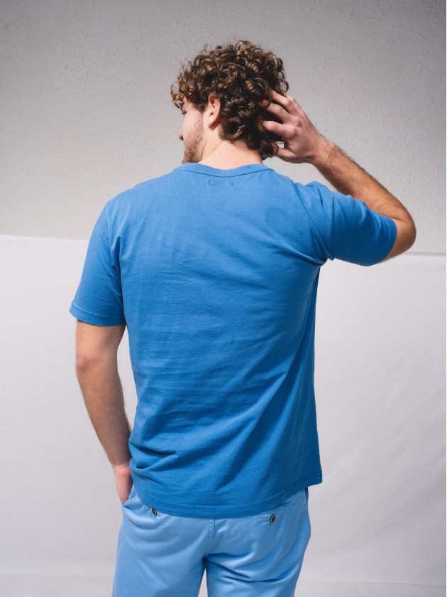 T-shirt basique estamp brod