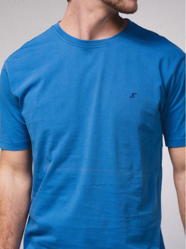 T-shirt basique estamp brod