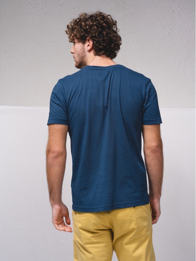 T-shirt basique estamp brod