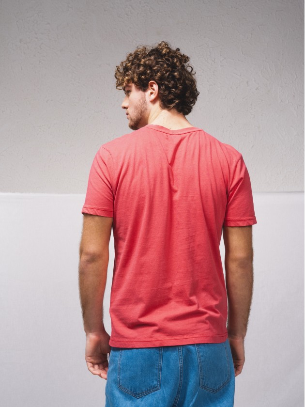 T-shirt basique estamp brod